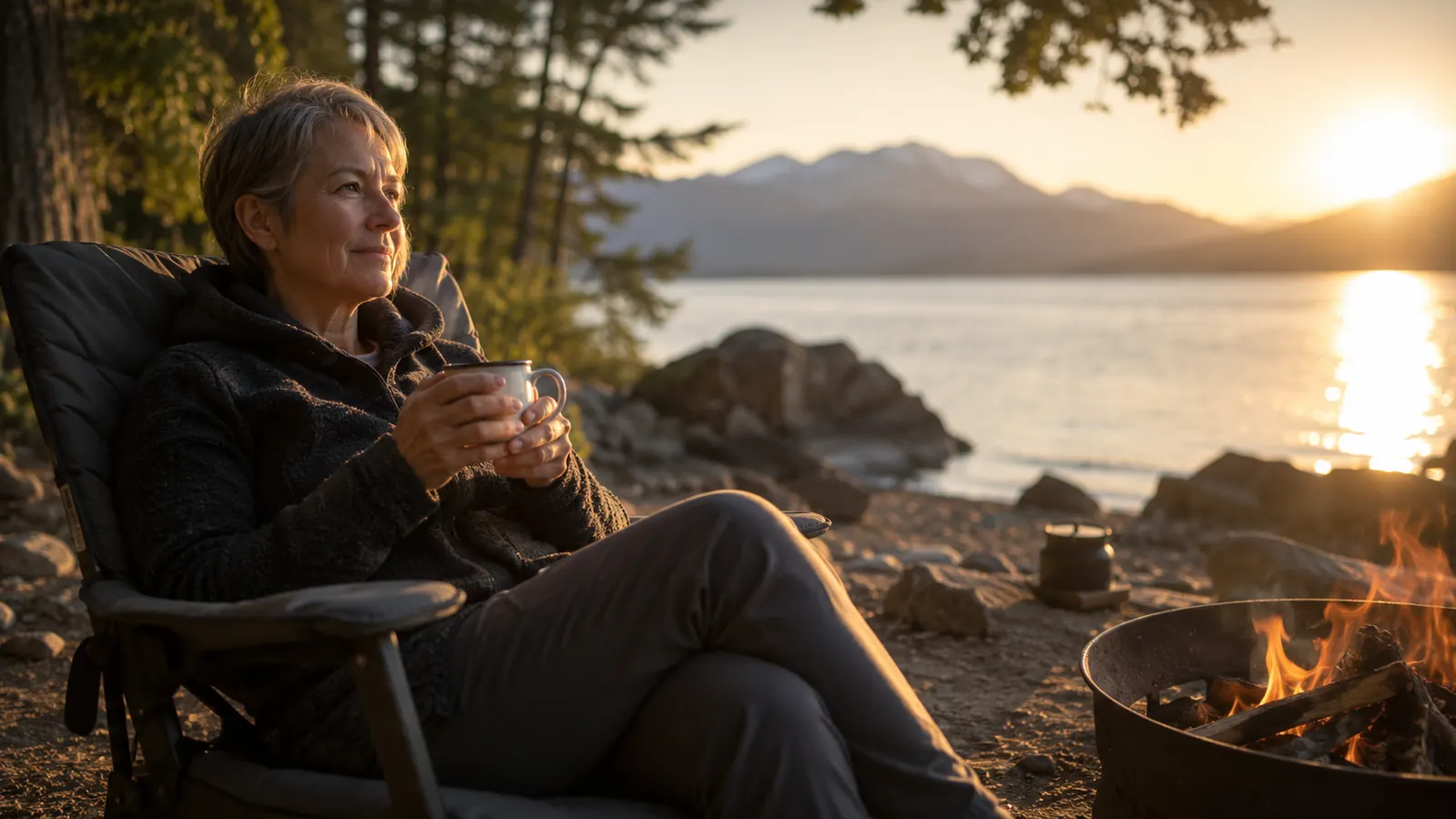 The Camping Chair That Finally Made Me Stop Dreading Sitting Outside