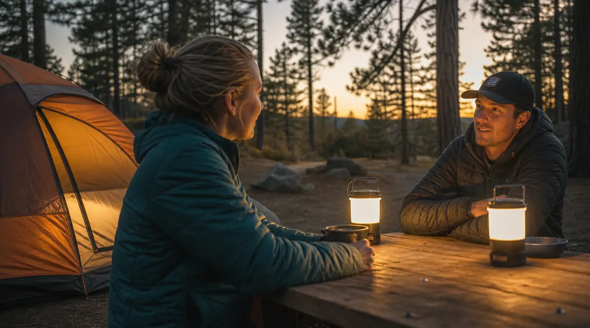 How to Light Your Campsite Without Relying on a Campfire